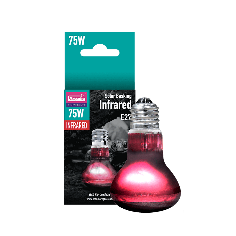 Arcadia Solar Basking Infrared Lamp 75 Watt — official product information
