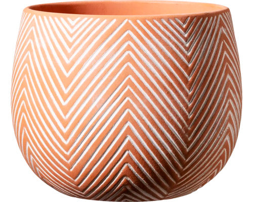 Indoor Pot  Ibiza Herringbone D15Cm X H12Cm