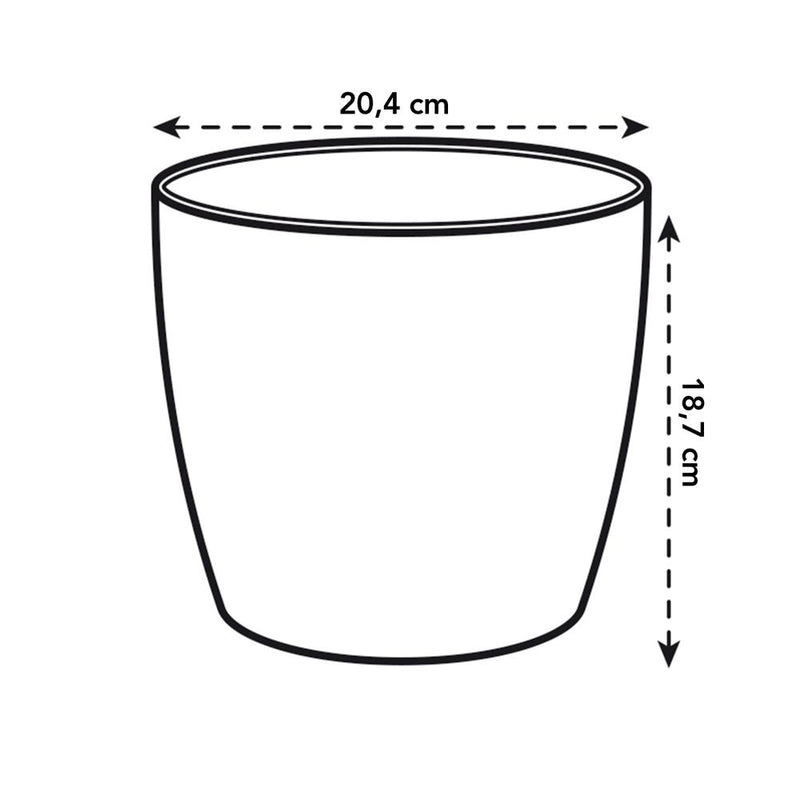 Elho Brussels Diamond Round range – dimensions and details