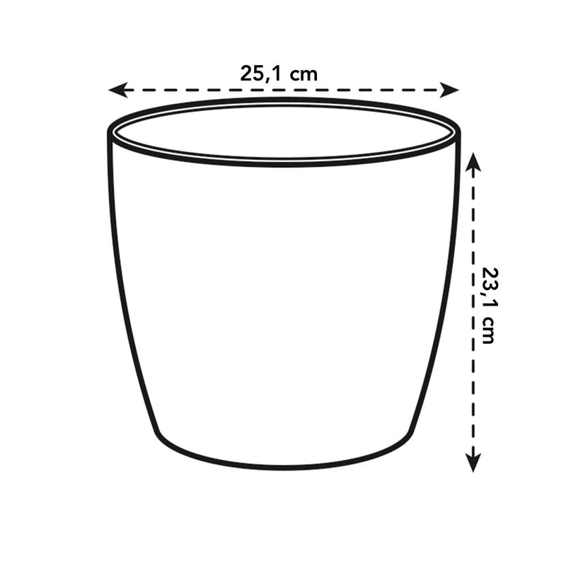 Elho Brussels Diamond Round range – dimensions and details