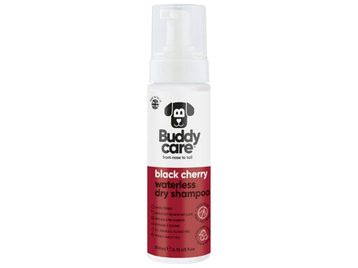 Buddycare Black Cherry Waterless Dog Shampoo 200ml