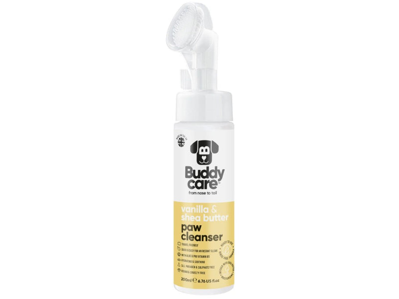 Buddycare Vanilla & Shea Butter Dog Paw Cleanser 200ml