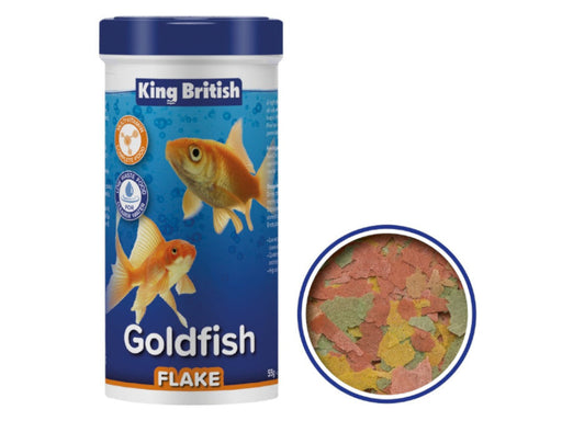 King British Goldfish Flake Food 55g — product image