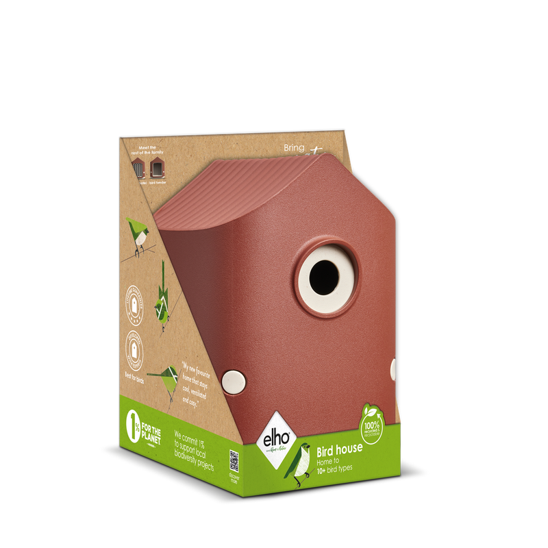 Elho Cosy Bird House 18cm Tuscan Red – additional product view