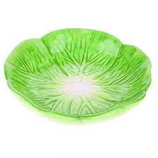 Small Pet Bowl Green Leaf 12cm