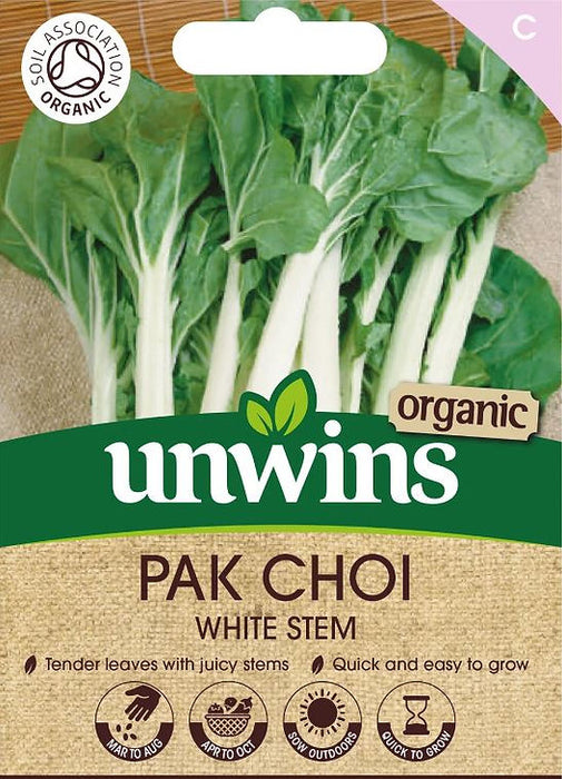 Pak Choi White Stem Organic