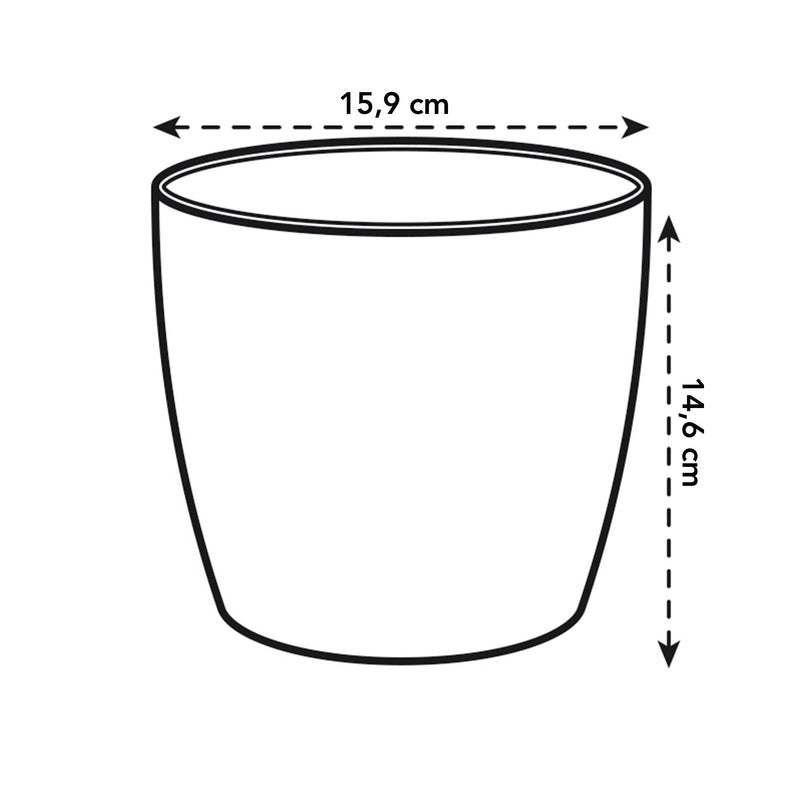 Elho Brussels Diamond Round range – dimensions and details