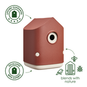 Elho Cosy Bird House 18cm Tuscan Red – supplier features