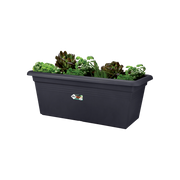 Elho Green Basics Garden XXL 80cm Living Black – planted display