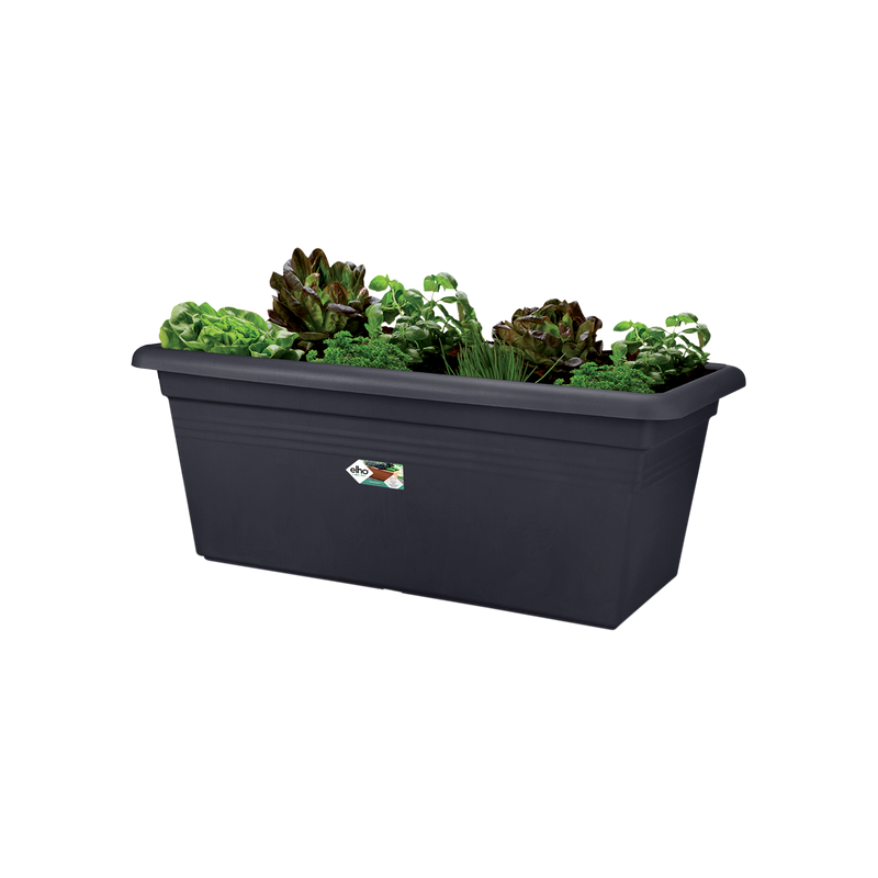 Elho Green Basics Garden XXL 80cm Living Black – planted display