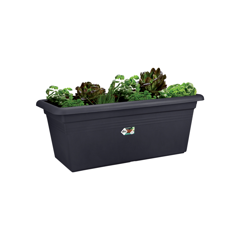 Elho Green Basics Garden XXL 100cm Living Black – planted display