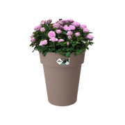 Elho Green Basics Top Planter High 35cm Taupe – planted display