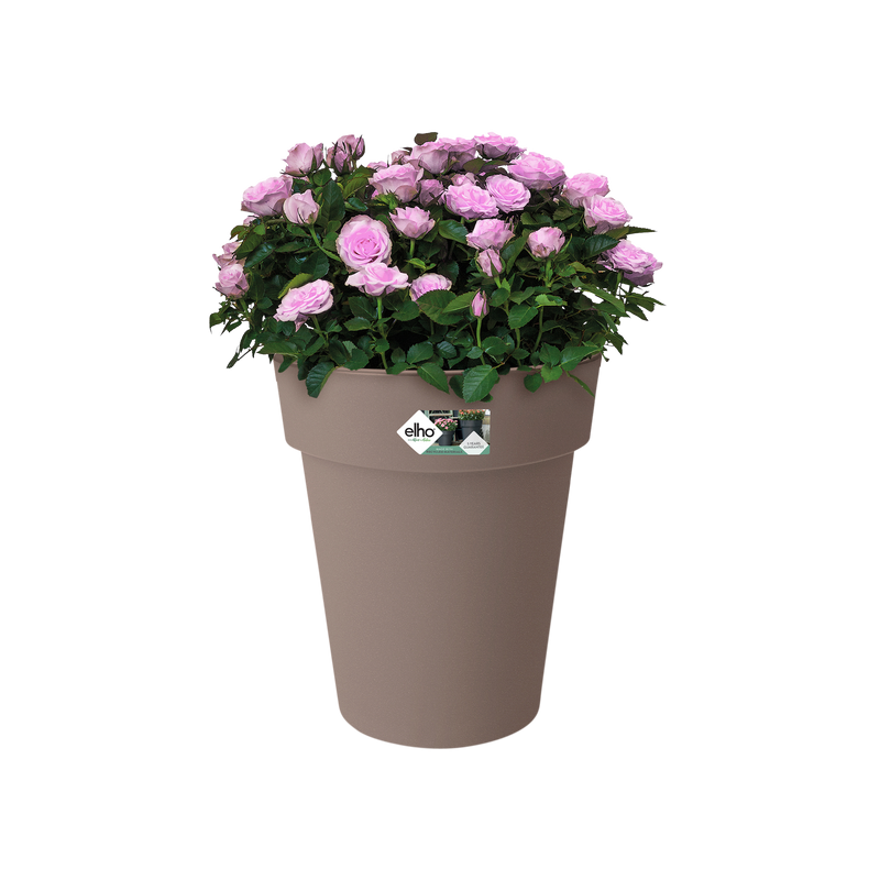 Elho Green Basics Top Planter High 35cm Taupe – planted display