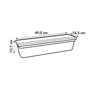 Elho Green Basics Trough 50cm Living Black – dimensions and details