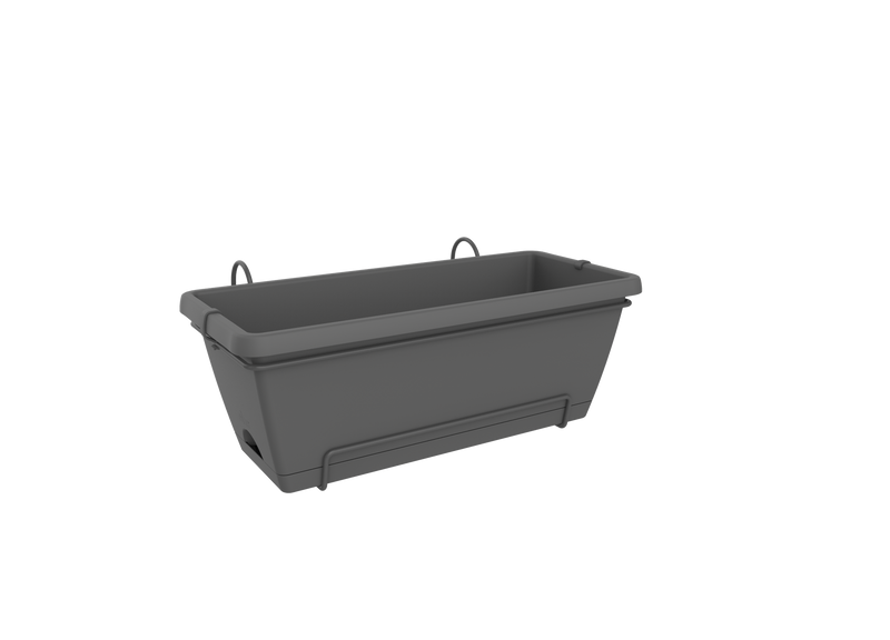 Elho Barcelona Xl All-In-One 55cm Anthracite – product view