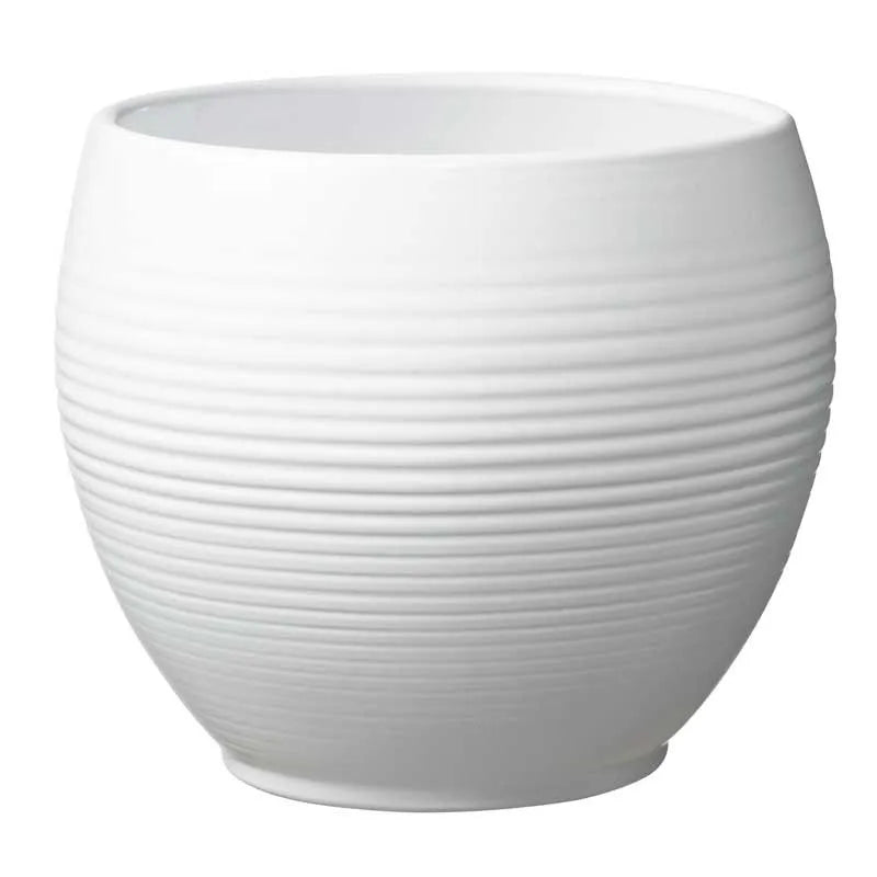 Indoor Pot  Manacor Matte White D16Cm X H13Cm