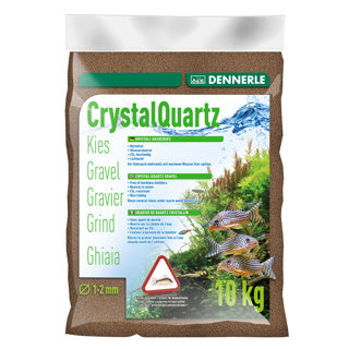 Dennerle Quartz Gravel 10kg - Dark Brown