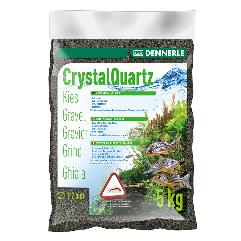 Dennerle Quartz Gravel Diamond - Black (5kg)