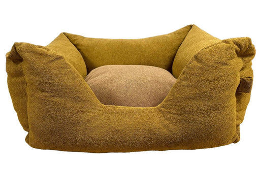 Tnooze Luxury Lounger Dog Bed Gold Small 60cm