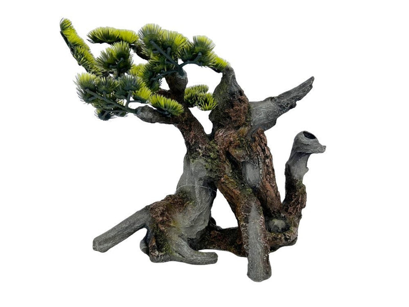 Gnarled Bonsai Tree Aquarium Ornament 11 Inch