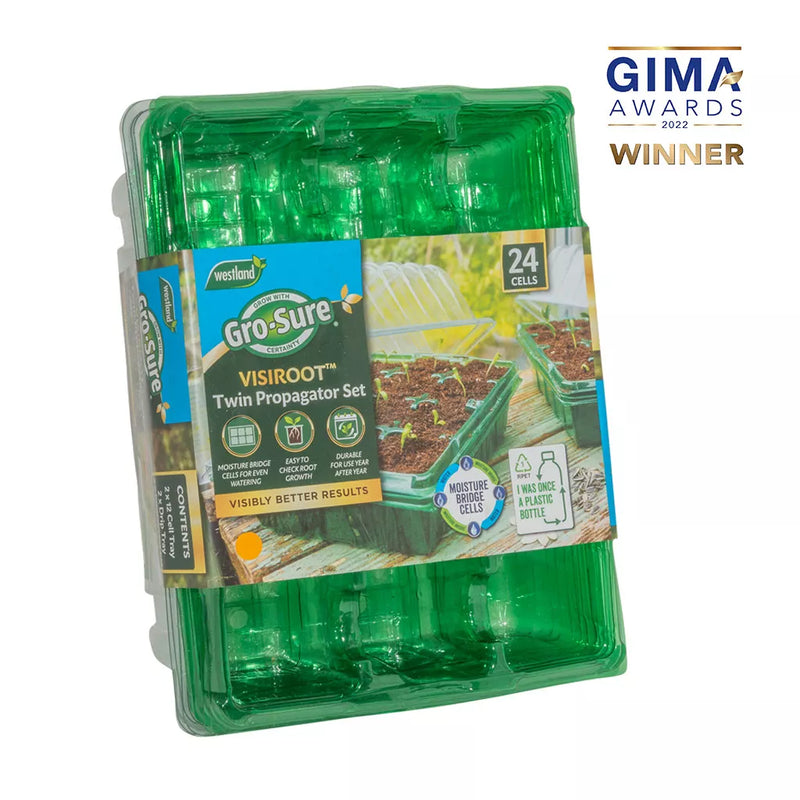 Gro-Sure Visiroot Twin Propagator Set — product view