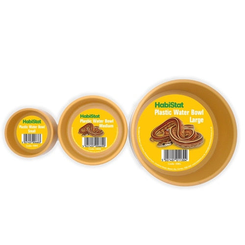 HabiStat round plastic water bowl, medium