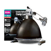 Arcadia Reflector Clamp Lamp w/ Ceramic Holder 20cm