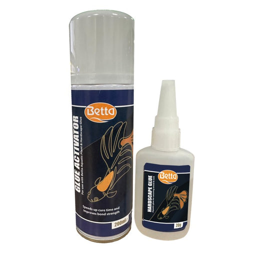 Betta Aquatic Hard Scape Glue +Activator kit 50g product image