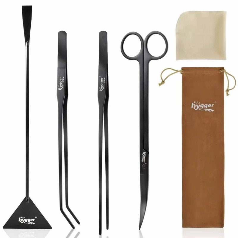 Hygger 5-in-1 Aquascaping Tools Kit (Black)