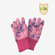 Kent & Stowe Pink Dinosaur Kids Gardening Gloves — product view