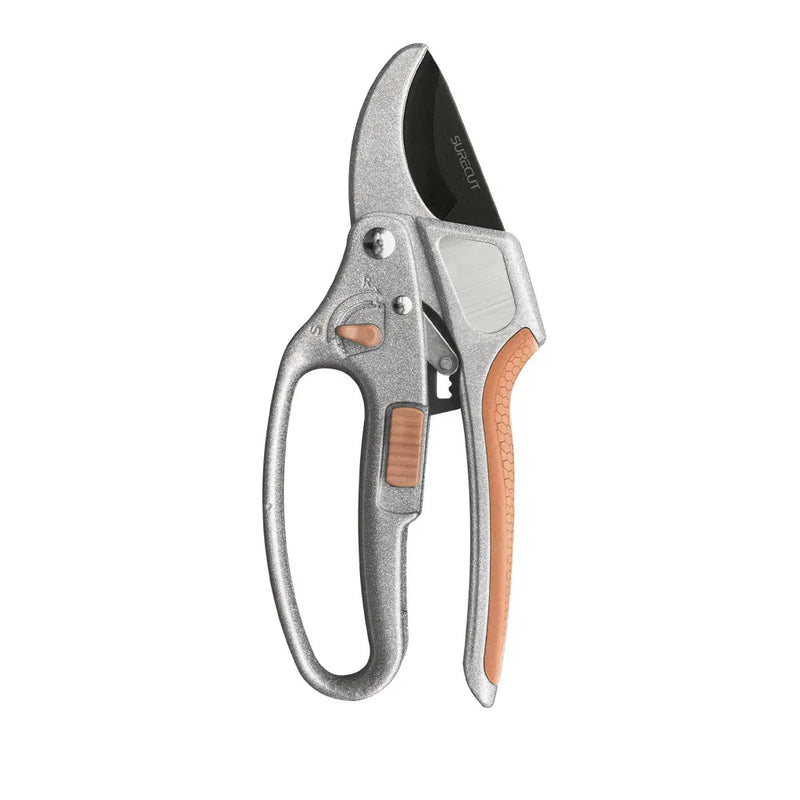 Kent & Stowe Surecut Hardwood Anvil Ratchet Secateurs