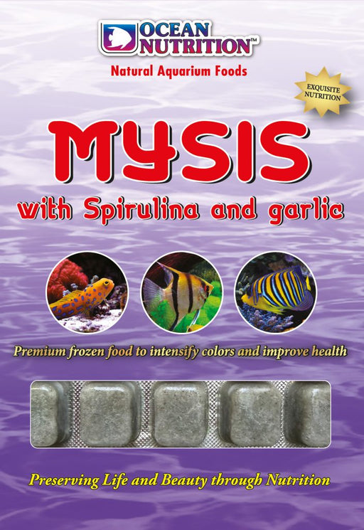 Ocean Nutrition Frozen Mysis with Spirulina and Garlic 100g