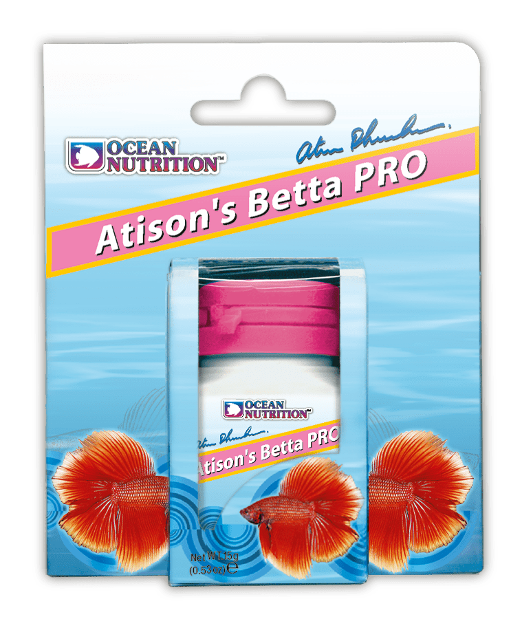 Ocean Nutrition Atison's Betta Pro Pellets 15g – official manufacturer packaging