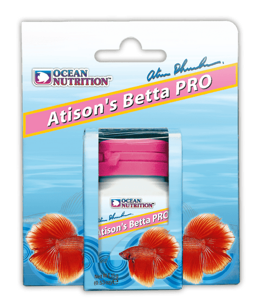 Ocean Nutrition Atison's Betta Pro Pellets 15g – official manufacturer packaging
