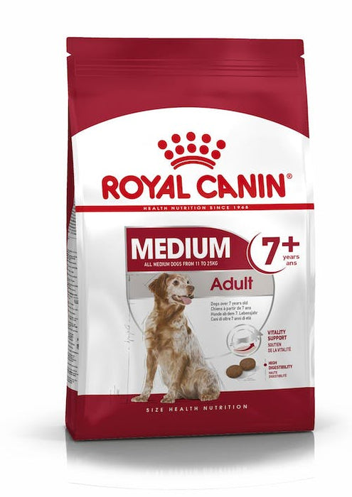 Royal Canin Medium Adult 7+ Dog Food (4kg)