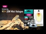 Arcadia Reptile Mini Halogen Heat Lamp 20W – Single Pack — official Arcadia product demonstration