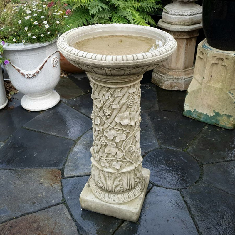 Bacchus Birdbath 74cm BA42