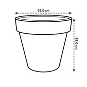 Elho Pure Round 100cm Anthracite – dimensions and details