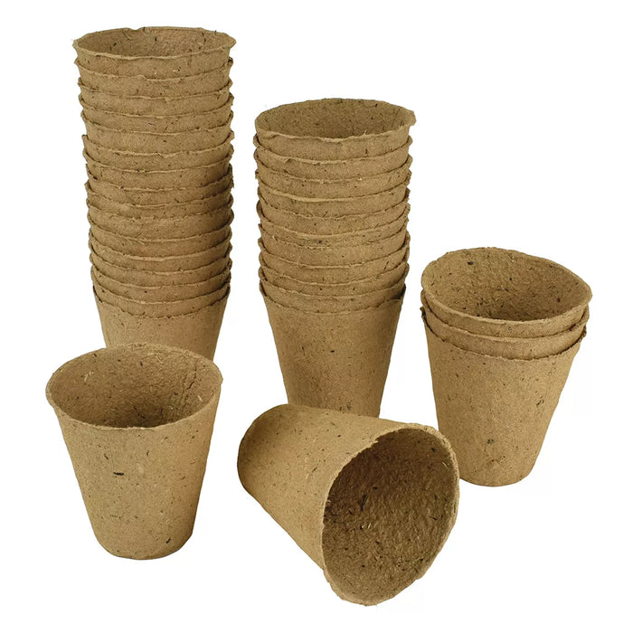 Gro-Sure Fibre Pots Round 6cm 96pk