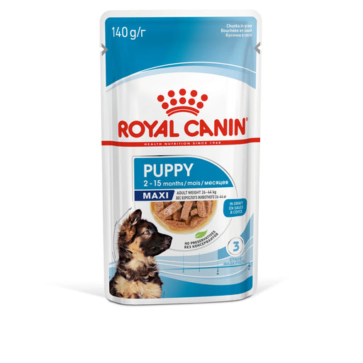 Royal Canin Maxi Puppy Chunks in Gravy 140g