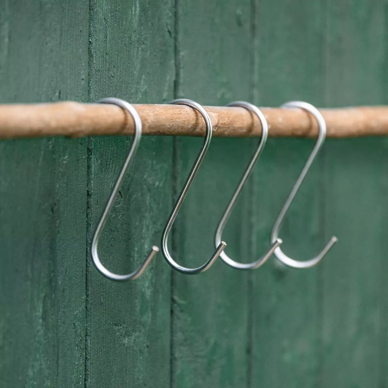 Gardman Galvanised S Hooks 4pk