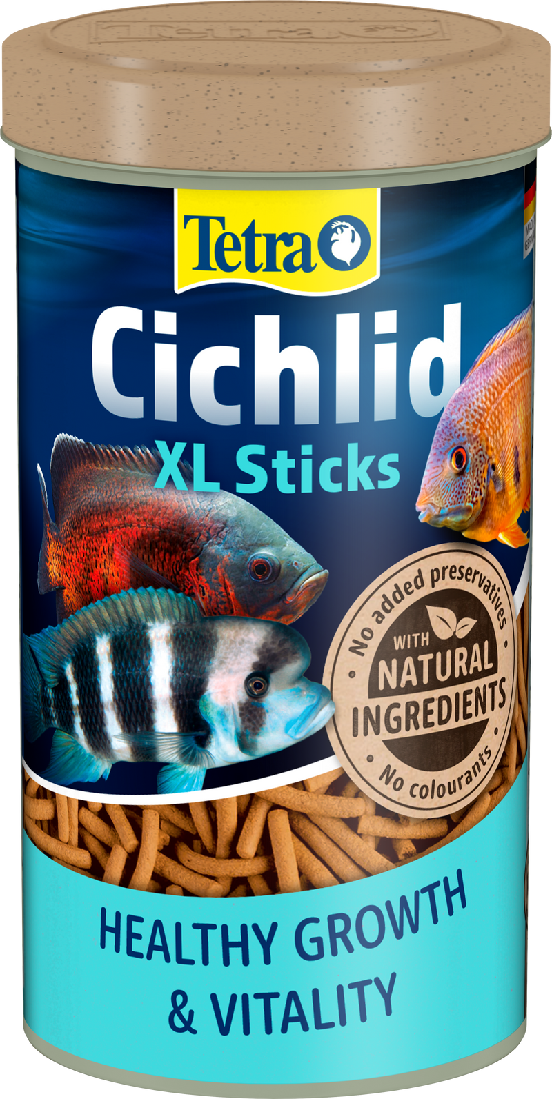 Tetra Cichlid XL Sticks (320g - 1L) – current official packaging