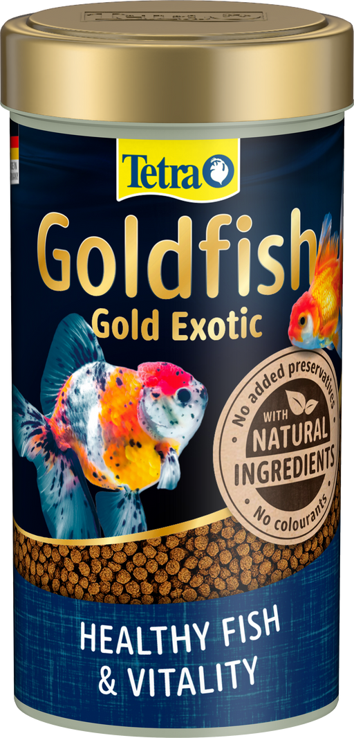 Tetra Goldfish Gold Exotic Pellets 80g 250ml – current official packaging