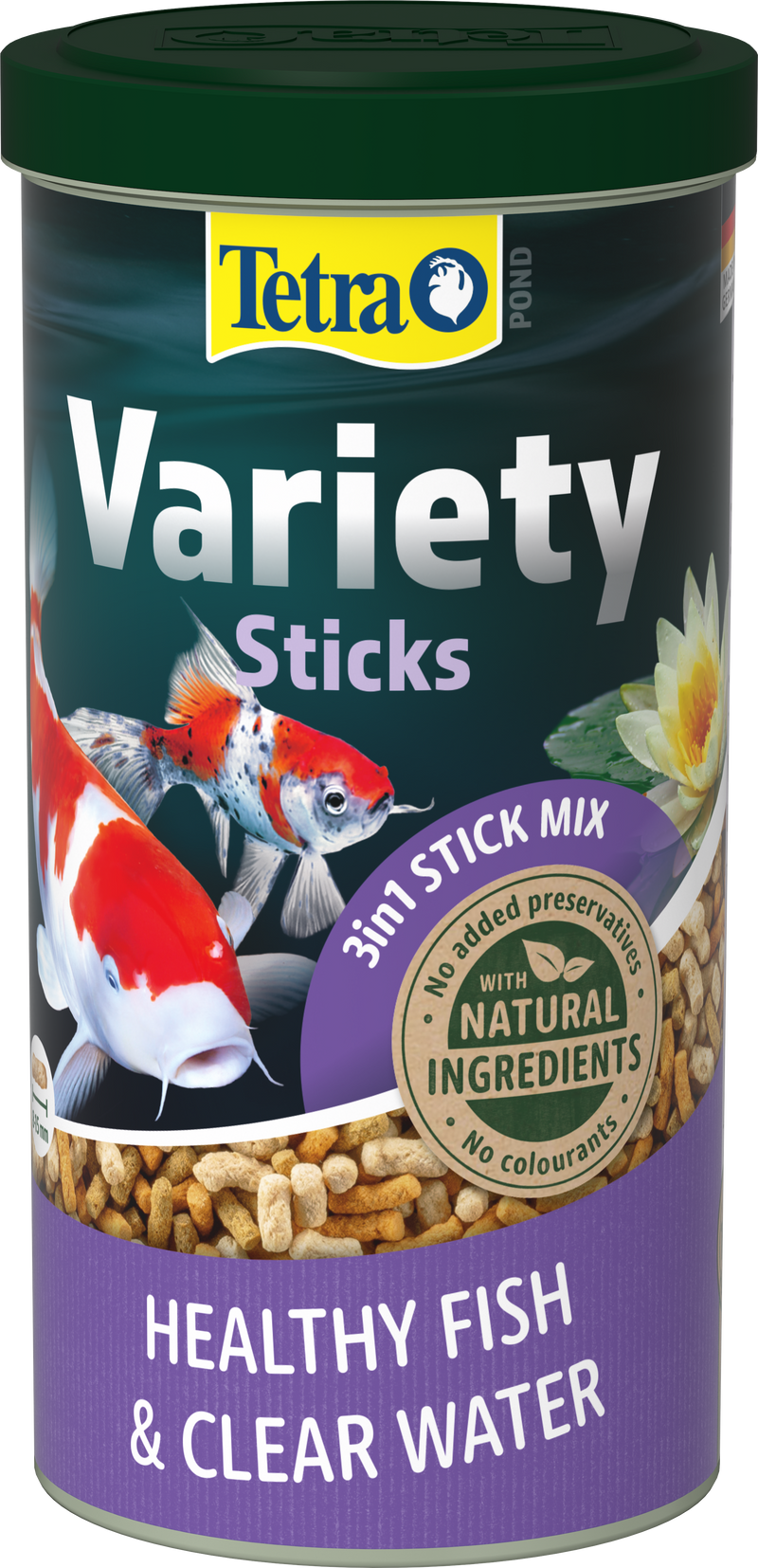 Tetra Pond Variety Sticks 1 Litre – current official packaging