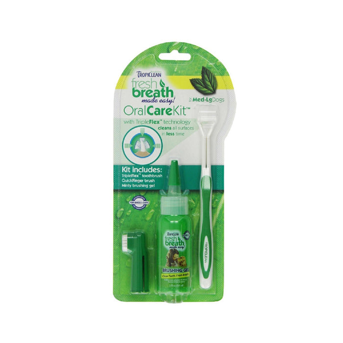 TopiClean Fresh Breath Oral Care Kit For Dogs (Small)