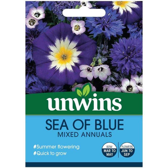 Unwins Sea of Blue Mixed Annuals