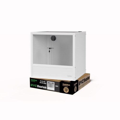 HabiStat ProVC Vivarium White 60 x 60 x 60cm with packaging