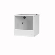 HabiStat ProVC Vivarium White 60 x 60 x 60cm angled view