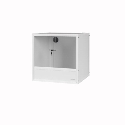 HabiStat ProVC Vivarium White 60 x 60 x 60cm angled view