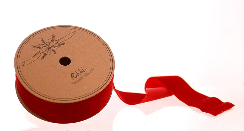 Vetur Red Velvet Christmas Ribbon 9m